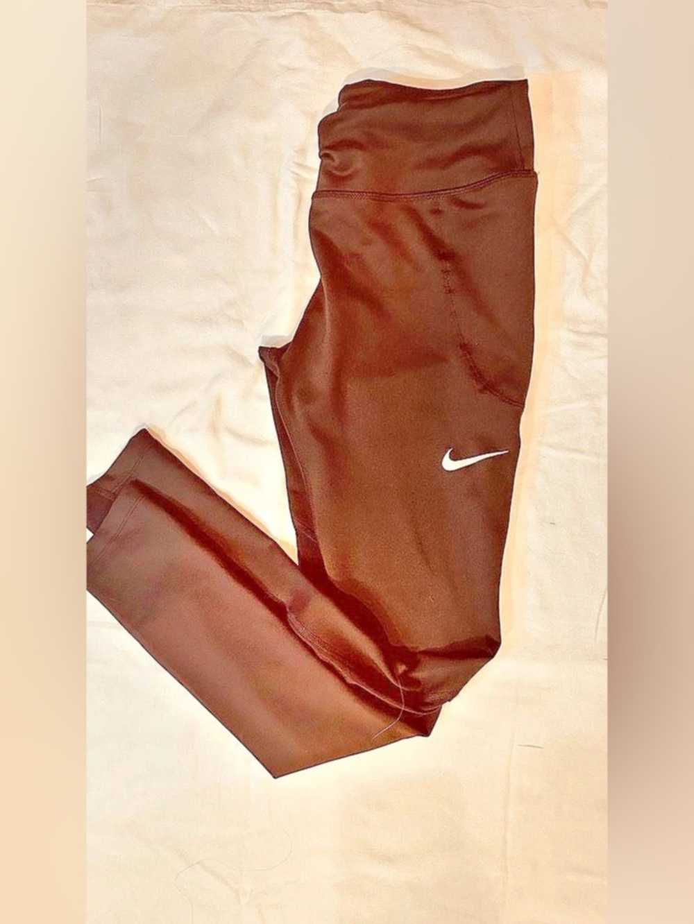 Nike Dri-FIT Black 7/8 Leggings with mesh, breathable insert